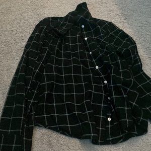 Black and plaid flannel